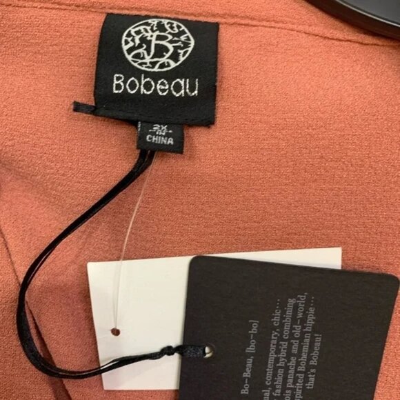 Bobeau SlitSide Long Soft Woven Jacket (Plus Size) - Picture 5 of 6